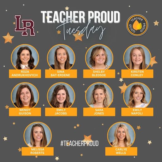 It's Teacher Proud Tuesday! Today, LR would like to recognize the group responsible for where it all begins for our Wildcats - Kindergarten teachers! This group rocks and we are so proud of the work they do! #TeacherProudTuesday #WeAreLR @GOCSDMO