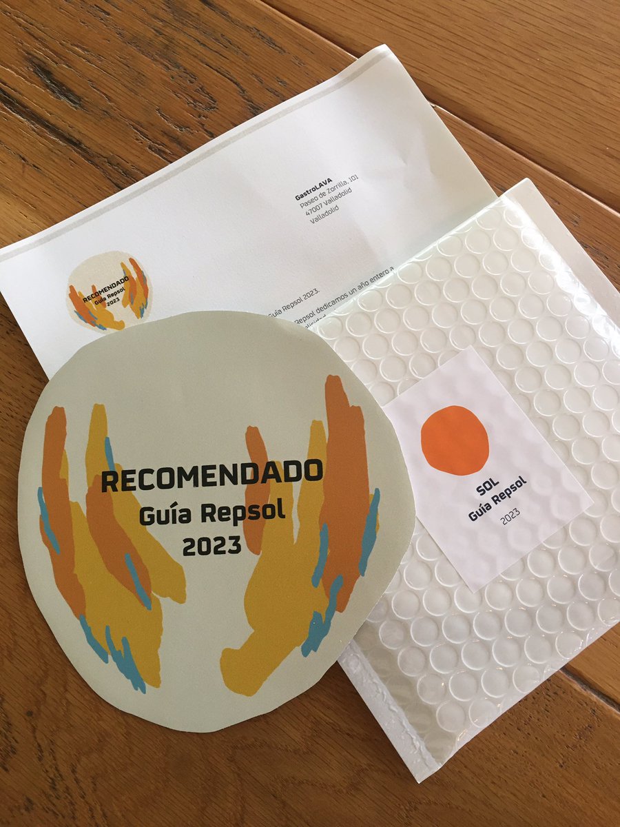 ¡Gracias, <a href="/GuiaRepsol/">guiarepsol</a> ! ☺️

#GastroLAVA #valladolid