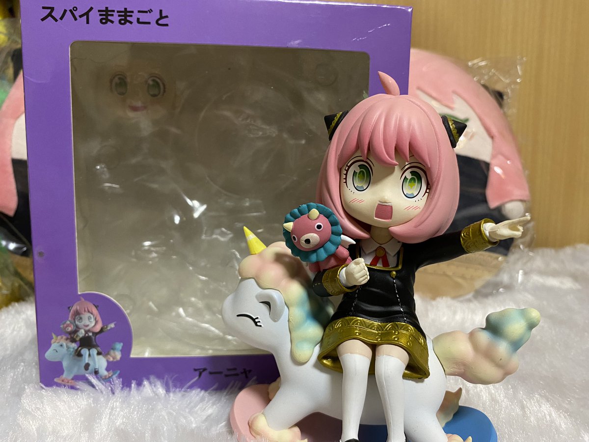 ghtxsc's tweet photo. ˚◞♡  ⃗    พร้อมส่ง figure anya ขี่ม้ายูนิคอร์น ฟิกเกอร์ อาเนีย
 
   =͟͟͞͞♡ - 990฿ มือ 2 แกะออกมาตั้งโชว์ น้องมีพาร์ทหน้าให้เปลี่ยน ขอดูสภาพเพิ่มเติมได้คั้บ 💟
         
📮ค่าส่ง 30/50 สอบถาม Dm/Mt💒 #ตลาดนัดสปายแฟม #ตลาดนัดSPYxFAMILY #ตลาดนัดspy https://t.co/b1YcXTXqhN