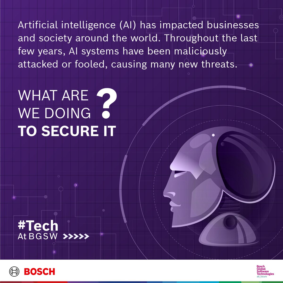 BoschSoftware's tweet photo. With #TechAtBGSW, we bring to you fascinating innovations every month. In this feature, meet #AIShield, our next-generation AI-security cloud SaaS product designed to protect AI-powered assets in the face of emerging #security threats. Click to know more: https://t.co/7r9OfKBFcH https://t.co/38Lz0oLbN0