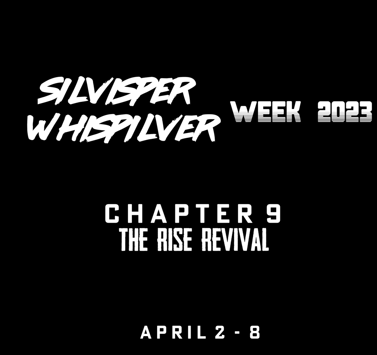 LunaSaranin's tweet photo. Silvisper/Whispilver Week 2023
Chapter 9: The Rise Revival
April. 2nd - 8th!
@Lupita13gsm
#SilvertheHedgehog #WhispertheWolf #SilverxWhisper #WhisperxSilver #Silvisper #Whispilver #SilvisperWeek2023 #WhispilverWeek2023 #SilvisperWeek23 #WhispilverWeek23 https://t.co/z00UVYB8Sj