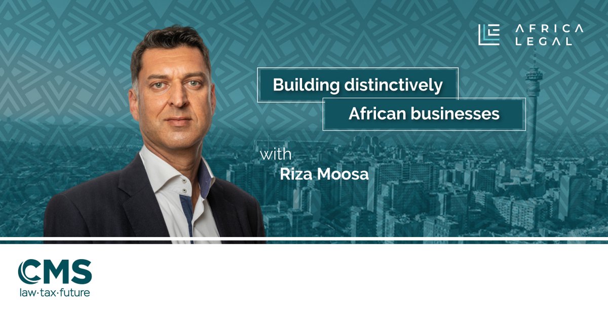 inbound, outbound and intra-African business. Click here to read more | africa-legal.com/news-detail/bu…

@CMS_Law_Tax  

#YourAfricaLegal #AfricanBusiness #LocalExperience #Law #PanAfrican #business #growth #opportunities #africa #lawfirms #fintech #future