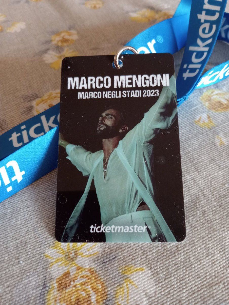 Occe64's tweet photo. Arrivato oggi, credevo di dover penare fino a luglio, invece eccolo qui, bellissimo e desiderato, come il live di Marco #MarcoNegliStadi2023 #collectorticket https://t.co/6XxGby5pDz