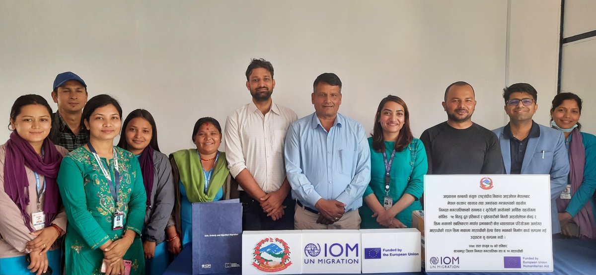 Enhancing access to health, WASH &amp; protection services for migrants &amp; mobile population at ground crossing points!
IOM has handed over structures constructed for health desks with multi-sectoral services at Gauriphanta &amp; Gaddachauki GCPs to DoHS-<a href="/mohpnep/">Ministry of Health & Population, Nepal</a>; supported by <a href="/EUinNepal/">EU in Nepal</a>