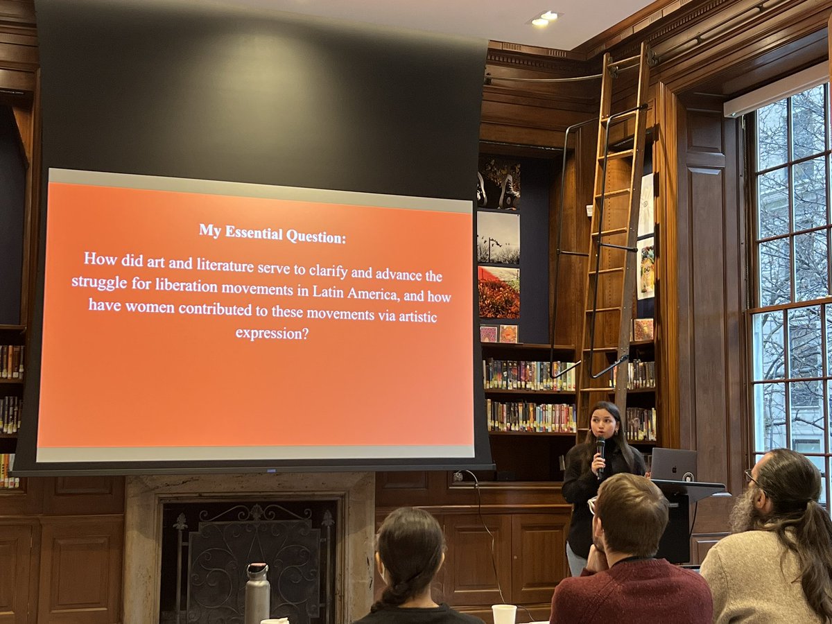 Tara Christie Kinsey (@tara_kinsey) on Twitter photo This <a href="/hewittschool/">The Hewitt School</a> senior is presenting on how the art and literature of women shaped Latin American liberation movements. So inspired by the deep, sophisticated inquiry and work of our seniors. This <a href="/hewittschool/">The Hewitt School</a> senior is presenting on how the art and literature of women shaped Latin American liberation movements. So inspired by the deep, sophisticated inquiry and work of our seniors.