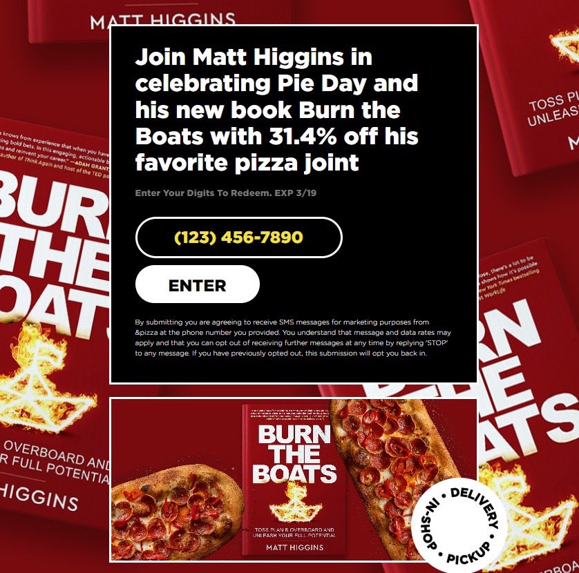 Matt Higgins (@mhiggins) on Twitter photo Oh I do love pie.
ENS family, behold your new pizza leader, the pizzaprophet.eth <a href="/__lastoria/">Michael Lastoria</a>.
Please welcome him to the realm.
To celebrate this day, Iāve changed my name to 314.eth and 31.4% off pizza! Link in bio!
Rejoice. Oh I do love pie.
ENS family, behold your new pizza leader, the pizzaprophet.eth <a href="/__lastoria/">Michael Lastoria</a>.
Please welcome him to the realm.
To celebrate this day, Iāve changed my name to 314.eth and 31.4% off pizza! Link in bio!
Rejoice.