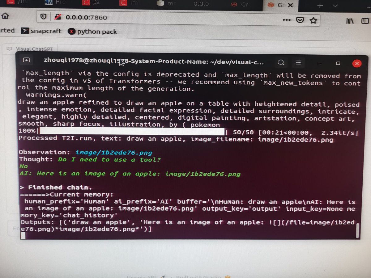 zhouql1978's tweet image. #VisualChatGPT
1.chatGPT has been integrated into system as a core backend. It’s a clue of transformation for software engineering.
2. Langchain @hwchase17 plays a key role in this study as intermediate tools to do CoT and tool utilization.
3. The method still not flexible enough