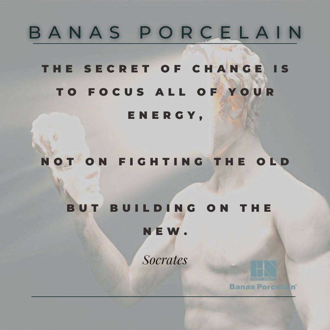 ✨The secret of change is to focus all of your energy, not on fighting the old but building on the new. ✨ - socrates
#TuesdayTips
📣Discover your #summervibe with <a href="/banasporcelain/">Banas Porcelain</a> and discover our Vita 2 &amp; 3 Collection today.😍

buff.ly/3JBvj1g