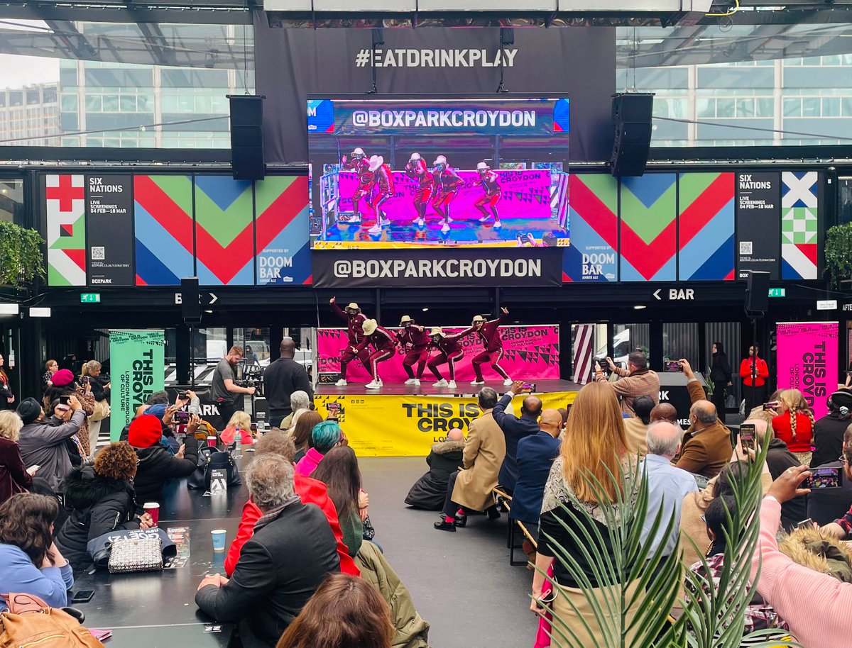 This morning we were at the launch for Croydon London Borough of Culture 2023 at <a href="/BoxparkCroydon/">BOXPARK CROYDON</a> 🚀 #ThisIsCroydon #CultureCroydon

Check out the programme, which kicks-off in April:  culturecroydon.com