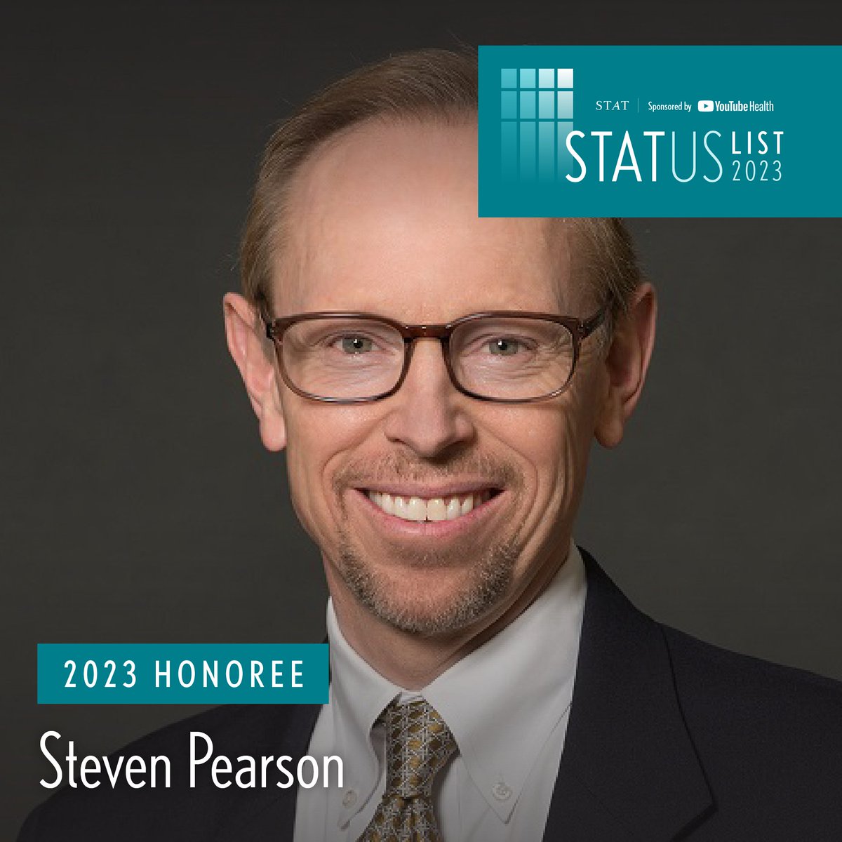 We are honored that ICER President Steve Pearson has been named an honoree on this year’s @statnews #STATUSList, the ultimate list of leaders in health, medicine, and science. 

statnews.com/status-list/20…