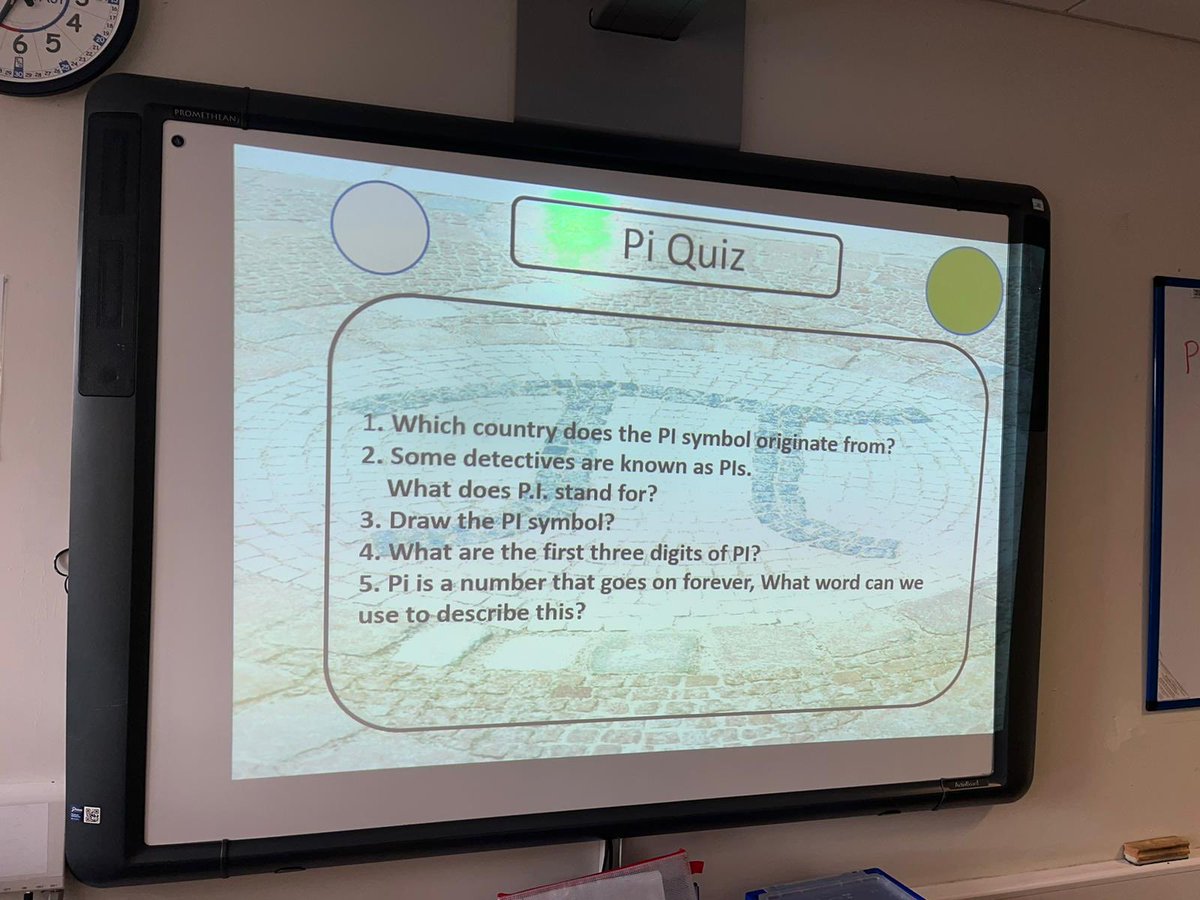 CORERockwood's tweet photo. Happy Pi day! Maths are celebrating with a Pi quiz. How many decimals can you get to? ⁦@COREeducate⁩ https://t.co/uQhVSEg5L7