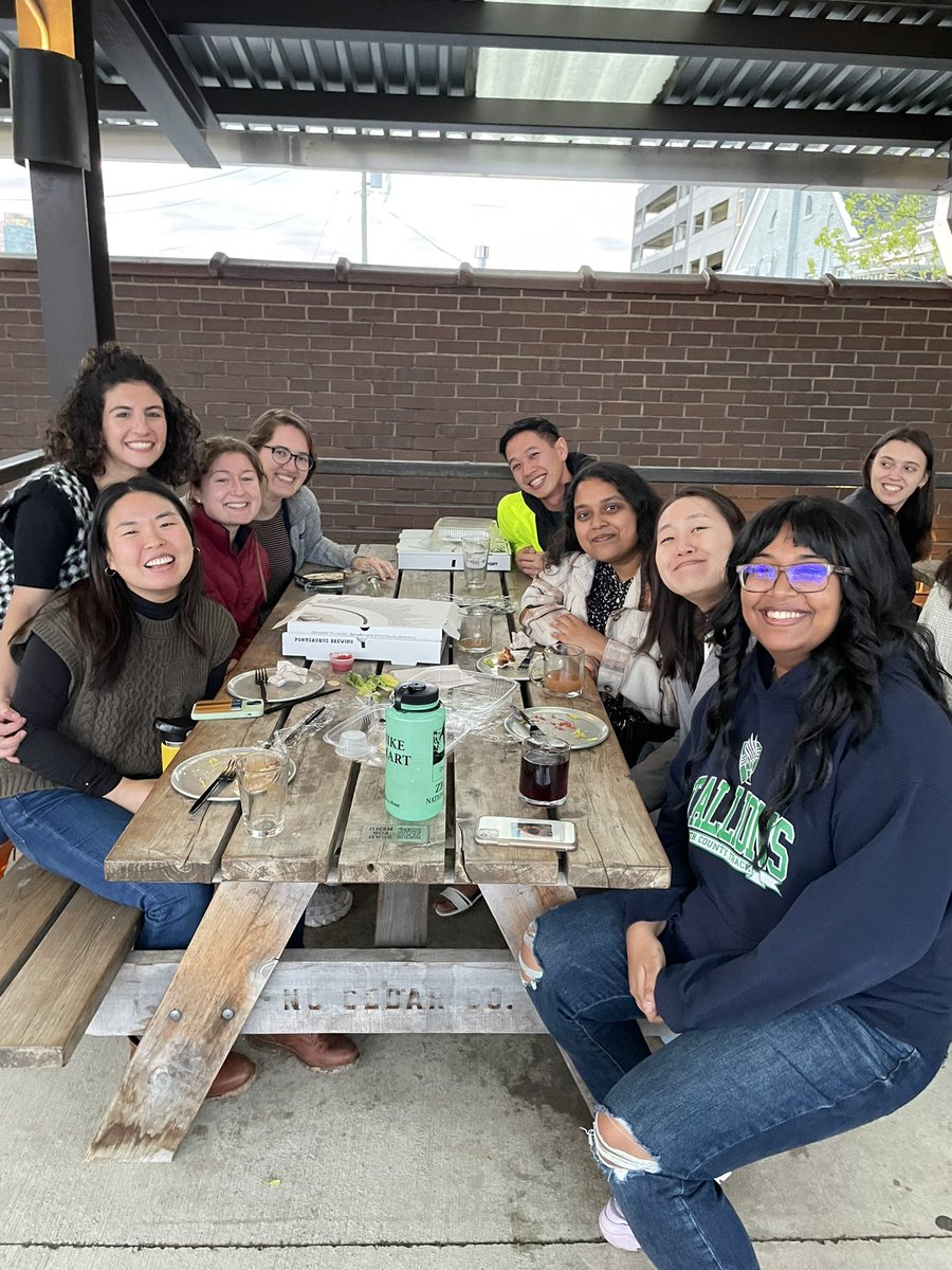 PCLT Family Gathering at Ponysaurus! So great to see folks get together and cheer on our MS4s on match week!