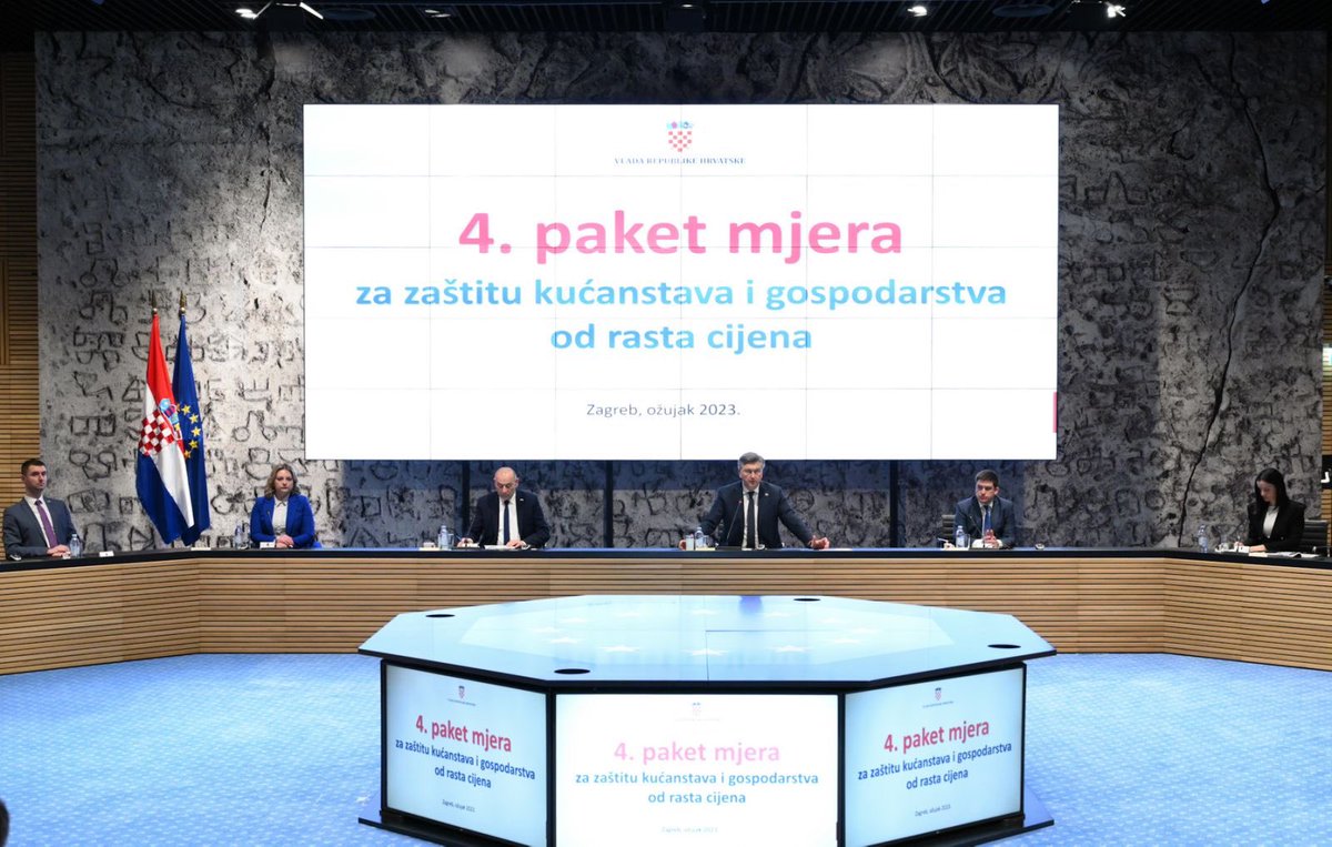 AndrejPlenkovic's tweet image. Paket mjera #VladaRH vrijedan je 1,7 milijardi €. Štitimo građane i gospodarstvo od rasta cijena energenata i inflacije te pružamo dodatnu pomoć najugroženijim skupinama. U krizama bez presedana poduzimamo sve da očuvamo standard građana i gospodarski rast 🇭🇷.