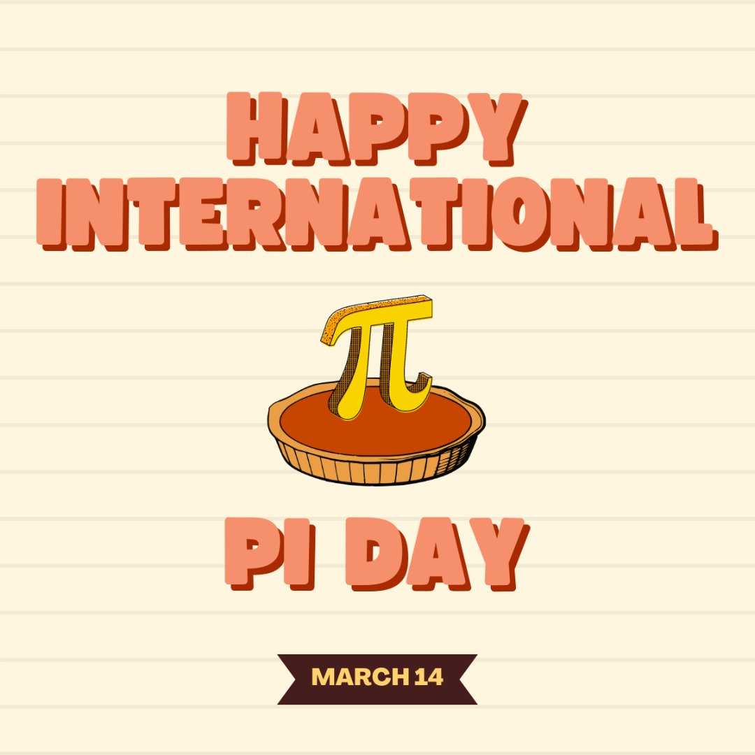 avilbeckford's tweet image. Happy International Pi Day! 

Today we celebrate the mathematical constant π (pi), which represents the ratio of a circle&apos;s circumference to its diameter. 

Let&apos;s embrace our inner math geek and enjoy some delicious pie! 

#PiDay #MathGeek #PieLove 🥧🤓