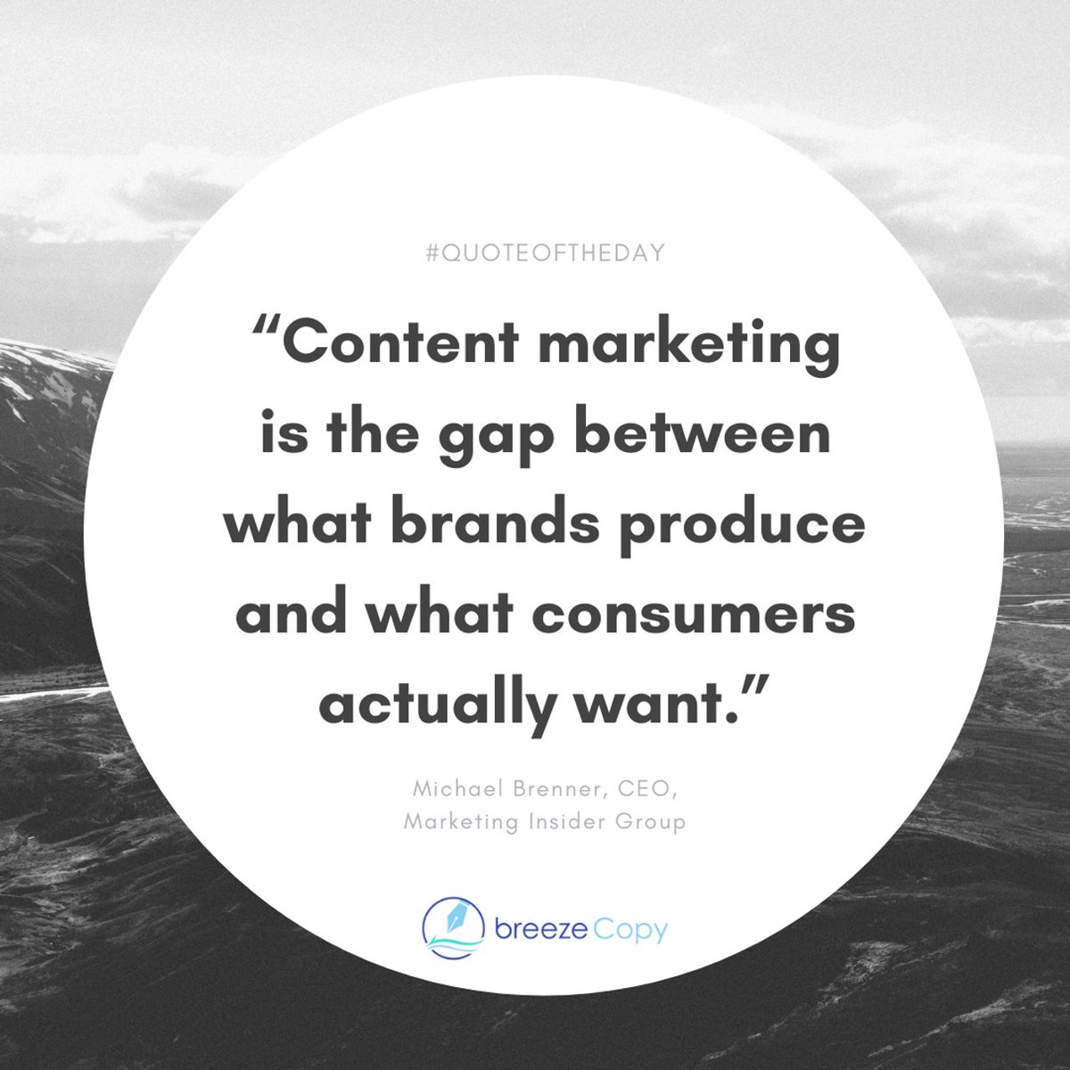 BreezeCopy's tweet photo. How are you bridging the gap between what you offer and what your customers actually want?
#contentmarketing #marketing #marketingtips #businesstips #smallbusiness #techmarketing #it #technology #ibm #aws #amazon #hpe #cisco #oracle #dell #kyndryl #microsoft #azure https://t.co/luXrHZpTfp