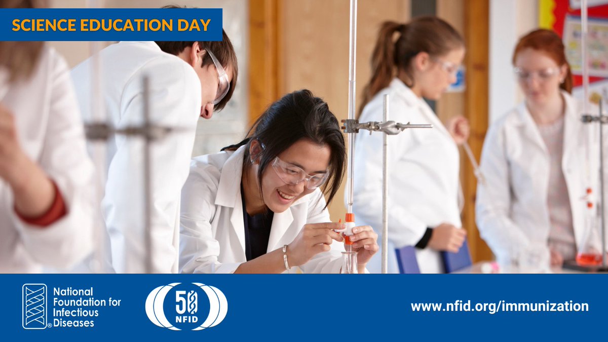NFIDVaccines's tweet image. 3/14 is #ScienceEducationDay—a day to acknowledge the contributions made towards the development of science education. Special shout out to those who developed the #vaccines that have saved millions of lives ...

ow.ly/L9GW50NfPug #ShotOfScience