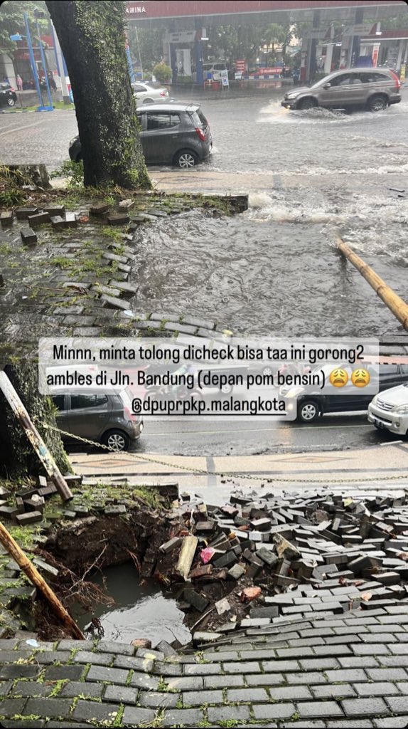 Kaget dewe delok kantorku moro2 gorong2 e ambles dan 1 motor jadi korbannya 🥲

Bener kan ya mentionnya ke ybs itu? <a href="/infomalang/">Info Malang</a>