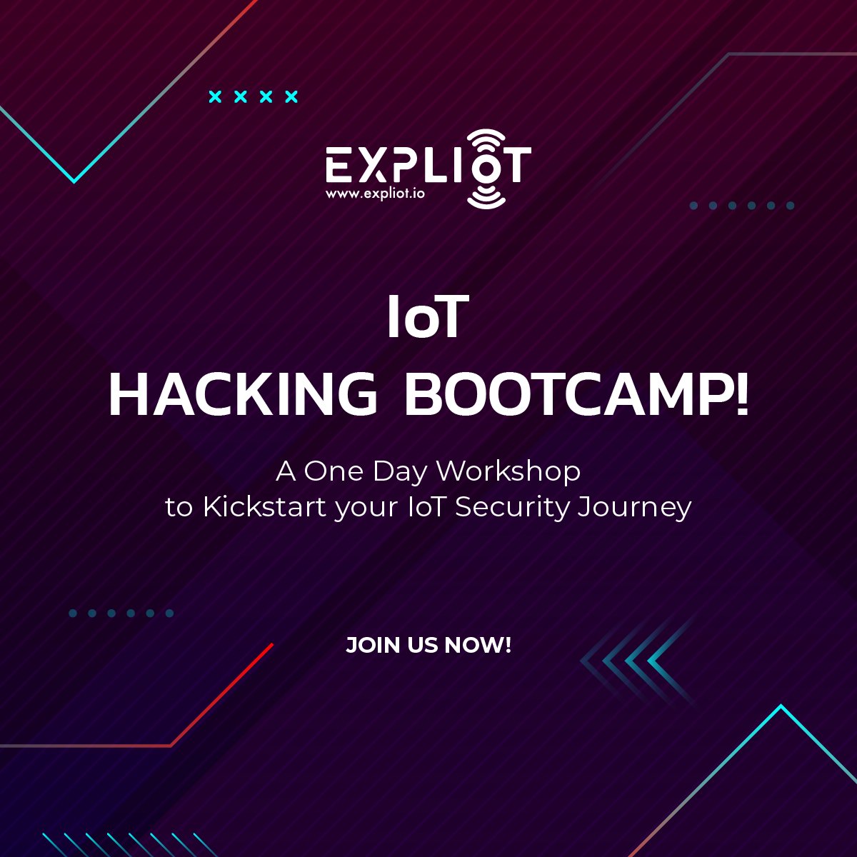 expliot_io's tweet image. Join our one-day IoT Hacking Bootcamp to learn the fundamentals of IoT hacking. Get hands-on training and expert guidance to kickstart your journey in IoT security. CLC Credits applicable.

👉 training-certifications.checkpoint.com/#/courses/Hack…

 #IoTHacking #IoTSecurity #Workshop