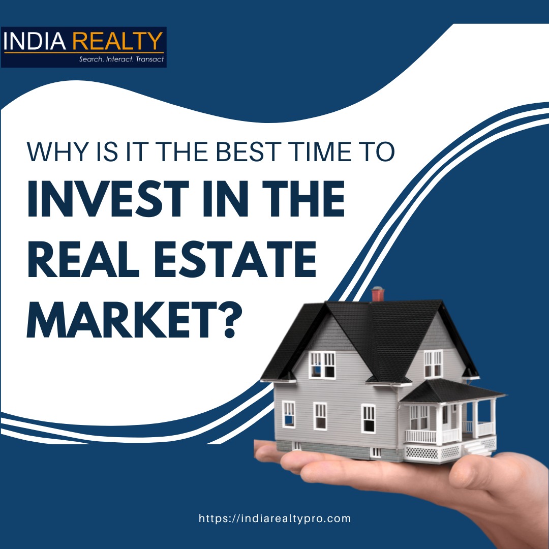 Let's understand why it is the best time to make a real estate investment-

> Rapid growth in the industry
> Lucrative investment return
> Safe and secure investment opportunity
> Leverage
> Tax benefits
> Adequate cash flow through rental income

#indiarealty #properties #homes
