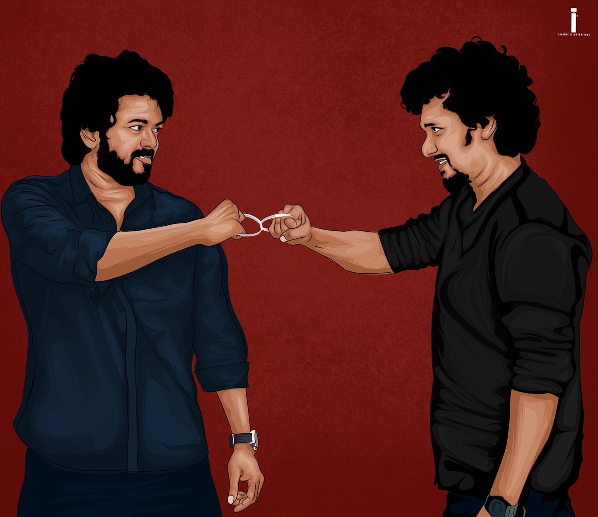 IsaineeR's tweet photo. @Dir_Lokesh ♌️
Illustration by @IsaineeR 
#HBDLokeshKanagaraj #HBDLokesh #LeoFilm #Thalapathy67���� https://t.co/O5xnAZkmzm