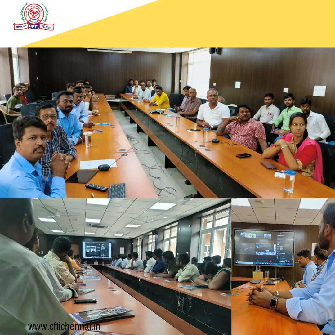 CFTI_Chennai's tweet photo. On behalf of the Institute, CFTI, Chennai Coordinator Mr. Koteeswaran attended PM Vishwakarma Kaushal Samman (PM VIKAS) at MSME Testing Centre, Chennai" on Saturday 11th march 2023✅

#MSME #minmsme #cftichennai #trainingcenter #jobworks #admission2023 #cftimarketing #cftitán https://t.co/ycXdvvW2J0