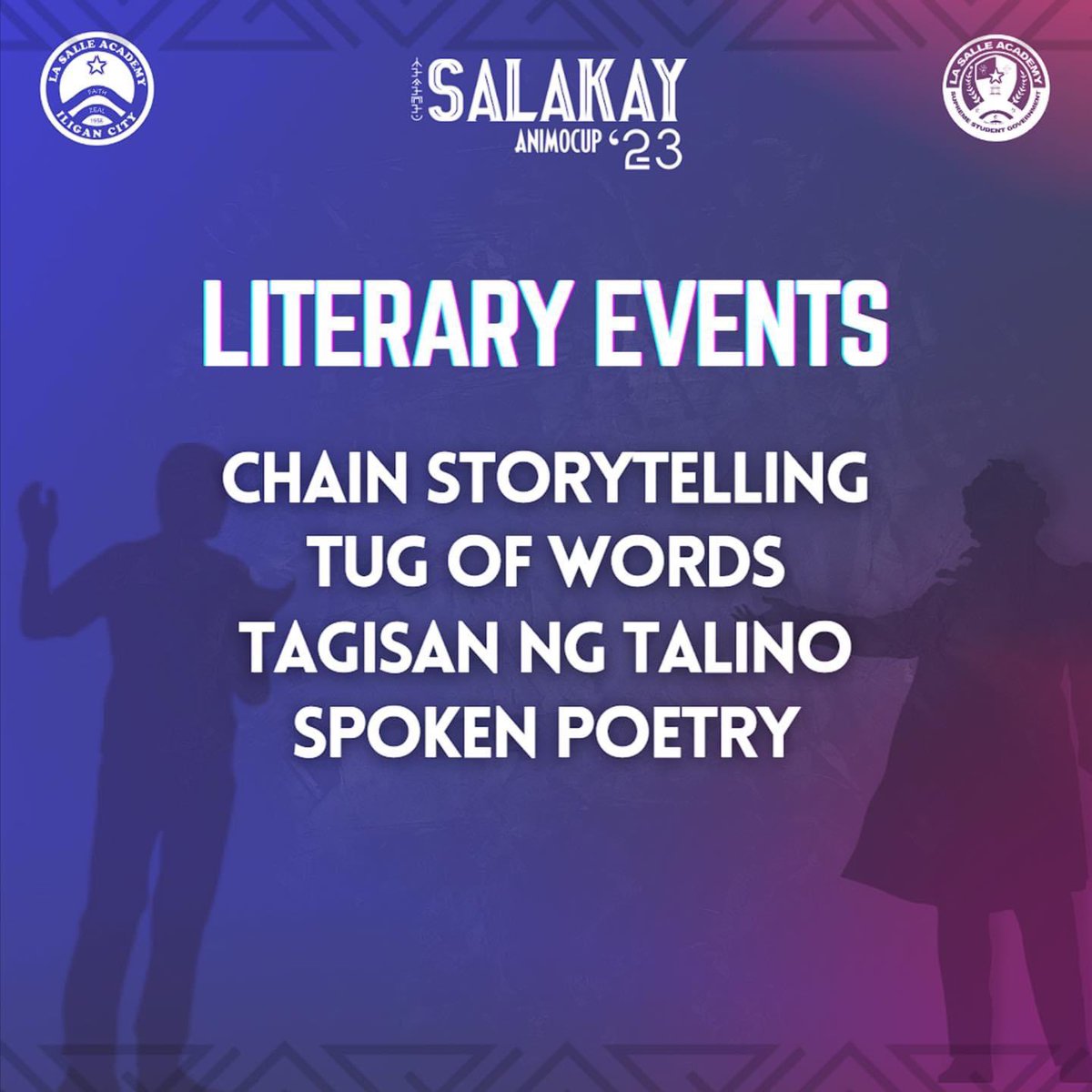 lsa_ssg's tweet photo. Are the blue whales from the Land of Talokan ready? 🐋 How about the purple panthers of the Land of Wakandans? 🐆

The excitement is surely rushing in our veins. So what are you waiting for Lasallians?! See you there! https://t.co/SnErDsO1sO