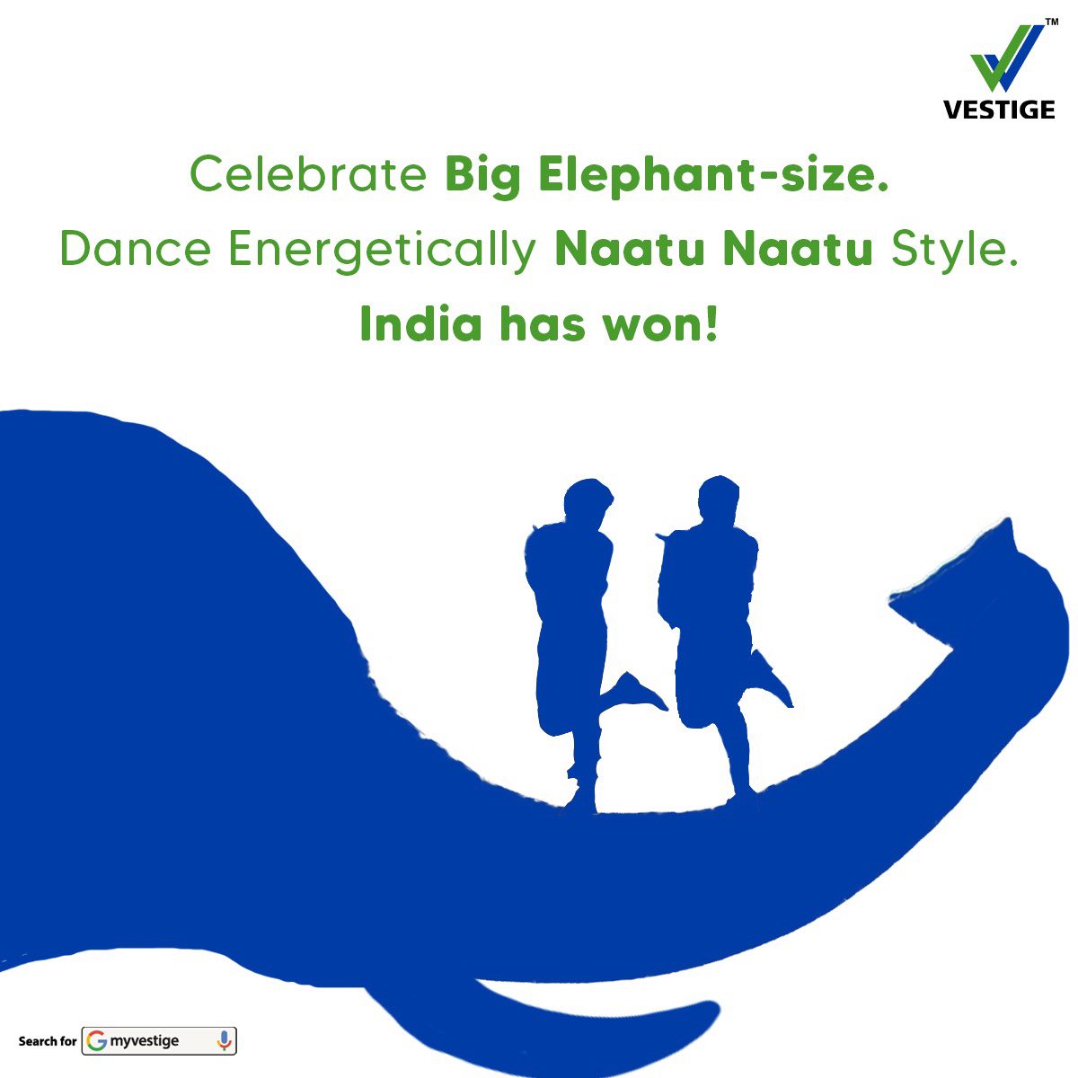 That’s a RRRoaring win for India! Two Academy Awards, Two Movies, representing 140 crore Indians!