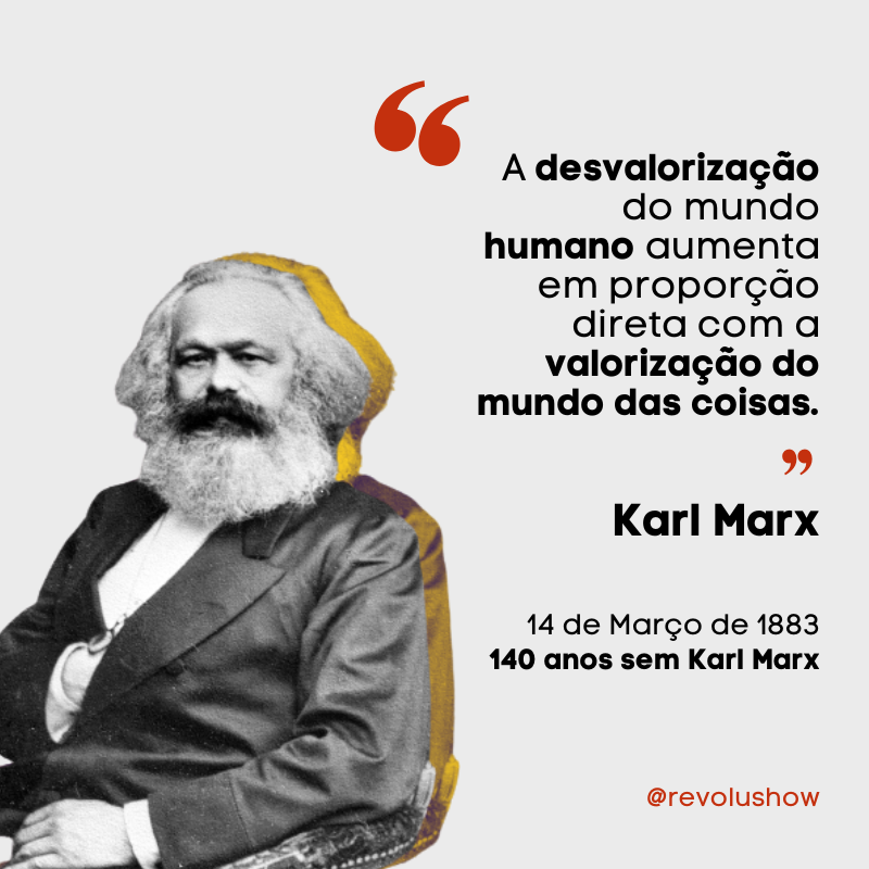 revolushow's tweet photo. No dia 14 de Março de 1883, morria Karl Marx.

Pra conhecer a história, e o legado deste grande intelectual e revolucionário, ouça o episódio com a participação do professor Zé Paulo Netto, que escreveu uma excelente biografia do nosso barbudinho 🧡

https://t.co/5m7kFJQ1Oh https://t.co/lVndlNaeLK
