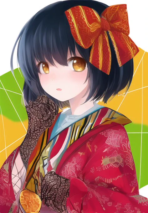 AI生成した方の(2枚目4枚目)淡い塗が好きだしかわいいな‥‥ 