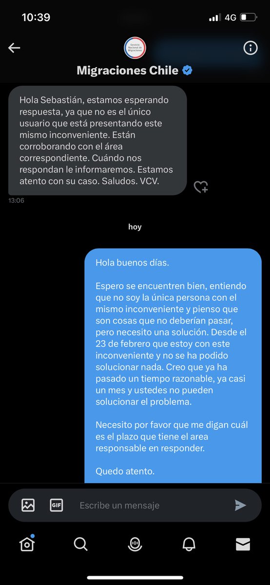 Sebasbedoyaur's tweet photo. @MigracionesCL ¿responderán con alguna solución realmente, o solo pañitos de agua tibia? https://t.co/i5t12GvUHp