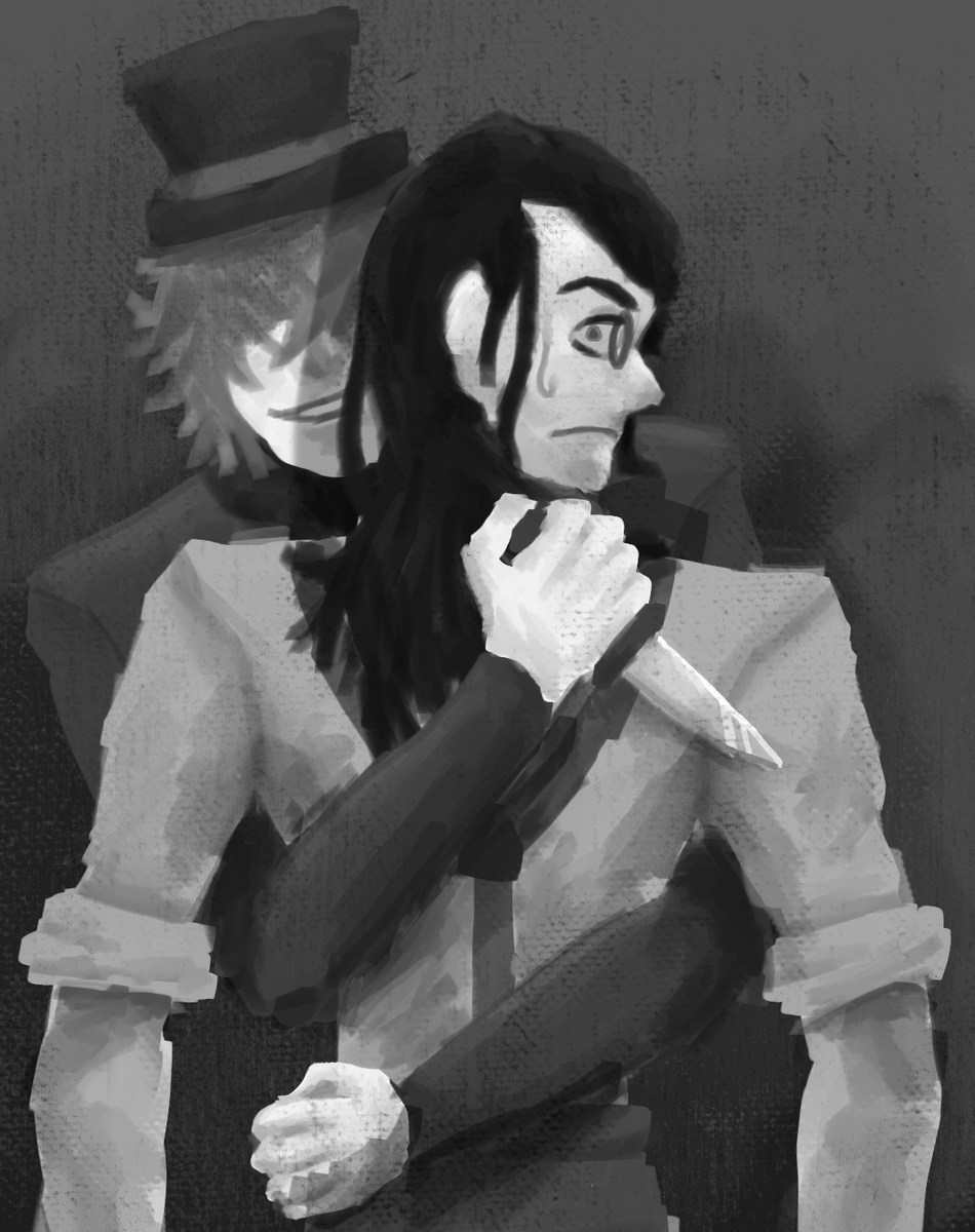 StarMossy's tweet photo. i've been playing around with new brushes (i have no idea what im doing) . woe losers be upon ye
#IdentityV #identityVイラスト #philjack #jackphil https://t.co/nz1SOFIUmH
