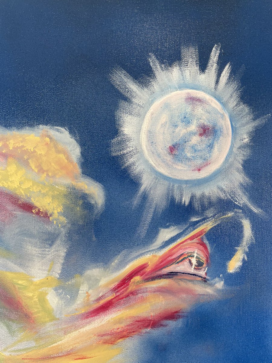 Stay_Dreaming's tweet photo. “Cumulus Celestials: In the Comfort of My Mind”
Oil, Acrylic and Spraypaint on Canvas
48”x60”
Angels are like clouds..
#trinity #angels #surrealism #selftaughtartist #GodHimself #art https://t.co/ZqkrmNNJc1