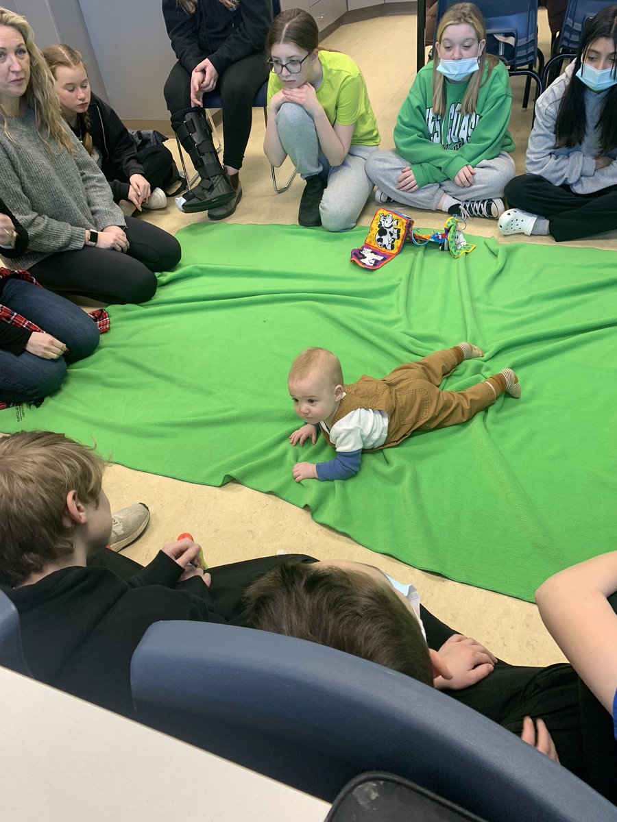 mrs_watton's tweet photo. We had so much fun today during our Family Visit for theme 6. There was lots of opportunity for connection and Baby Cobain was certainly on the move! So fun watching him grow! @ParadiseInterm1 @RootsofEmpathy @AimeeStoyles https://t.co/FAjwTi7PnE
