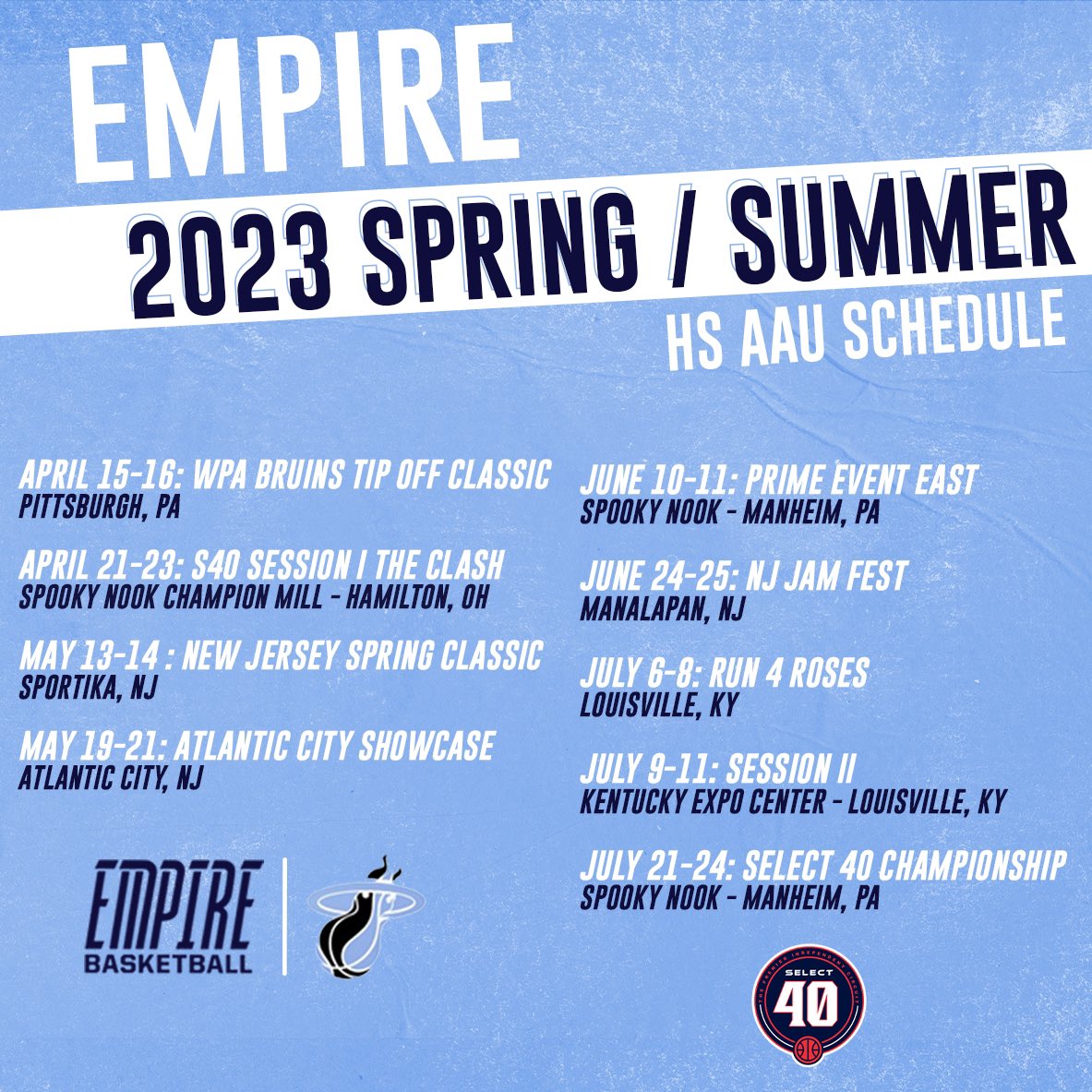 2023 SPRING / SUMMER SCHEDULE 🔥 #TheSisterhood