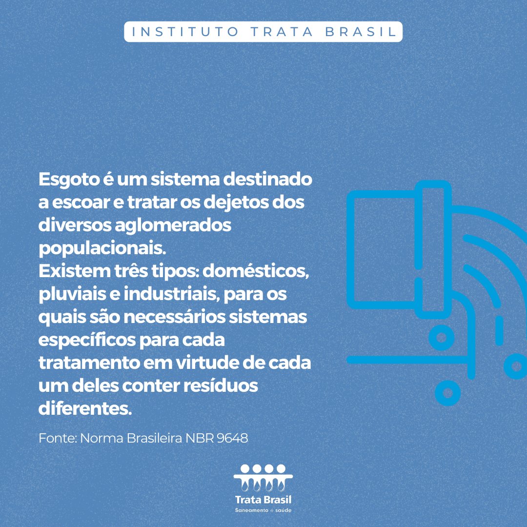 tratabrasil's tweet image. Você sabe o que é #esgoto? 🤔Infelizmente, muitas pessoas ainda não têm consciência da importância do #saneamento básico e dos perigos do descarte inadequado dos resíduos. Vamos nos informar e conscientizar sobre a importância do saneamento e da preservação dos recursos naturais!