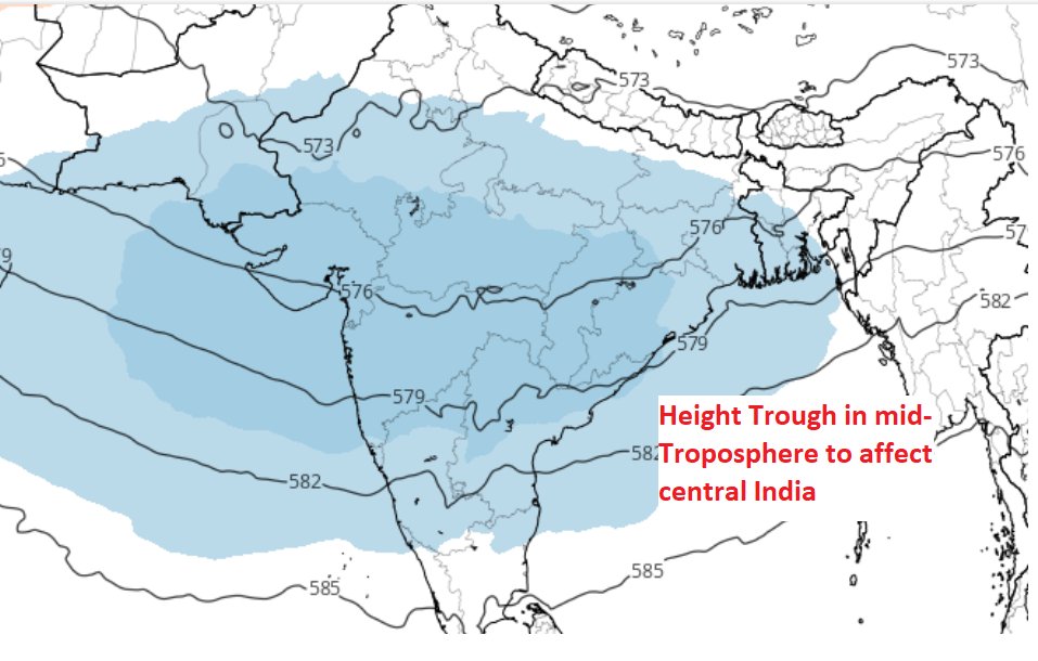 Rajani_Weather's tweet photo. #WxChange #WxAlert ⚠️
Some of the synoptic features favouring #Thunderstom activity over Central & Peninsular #India from 15-21 Mar. https://t.co/6f9p6WDaev