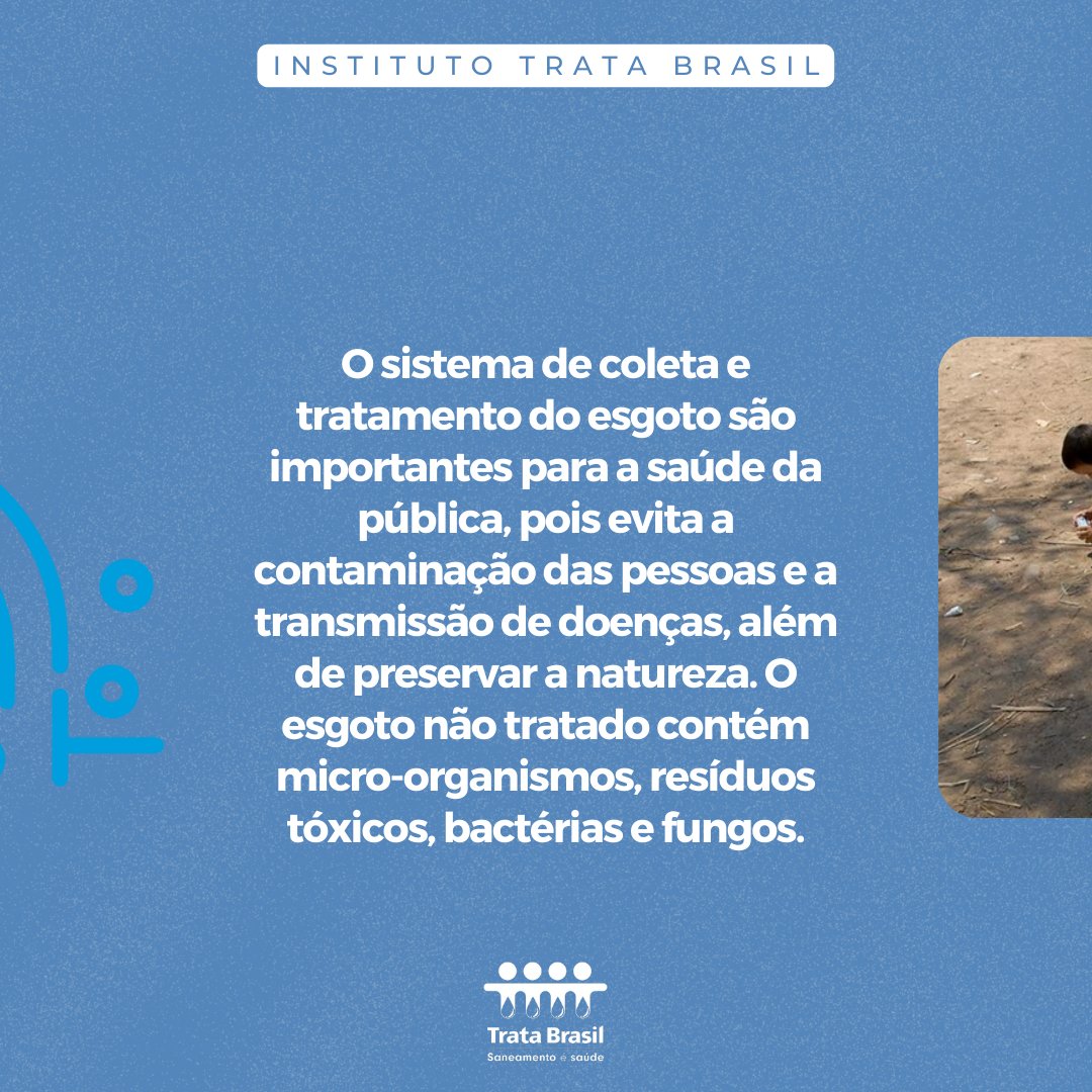 tratabrasil's tweet image. Você sabe o que é #esgoto? 🤔Infelizmente, muitas pessoas ainda não têm consciência da importância do #saneamento básico e dos perigos do descarte inadequado dos resíduos. Vamos nos informar e conscientizar sobre a importância do saneamento e da preservação dos recursos naturais!