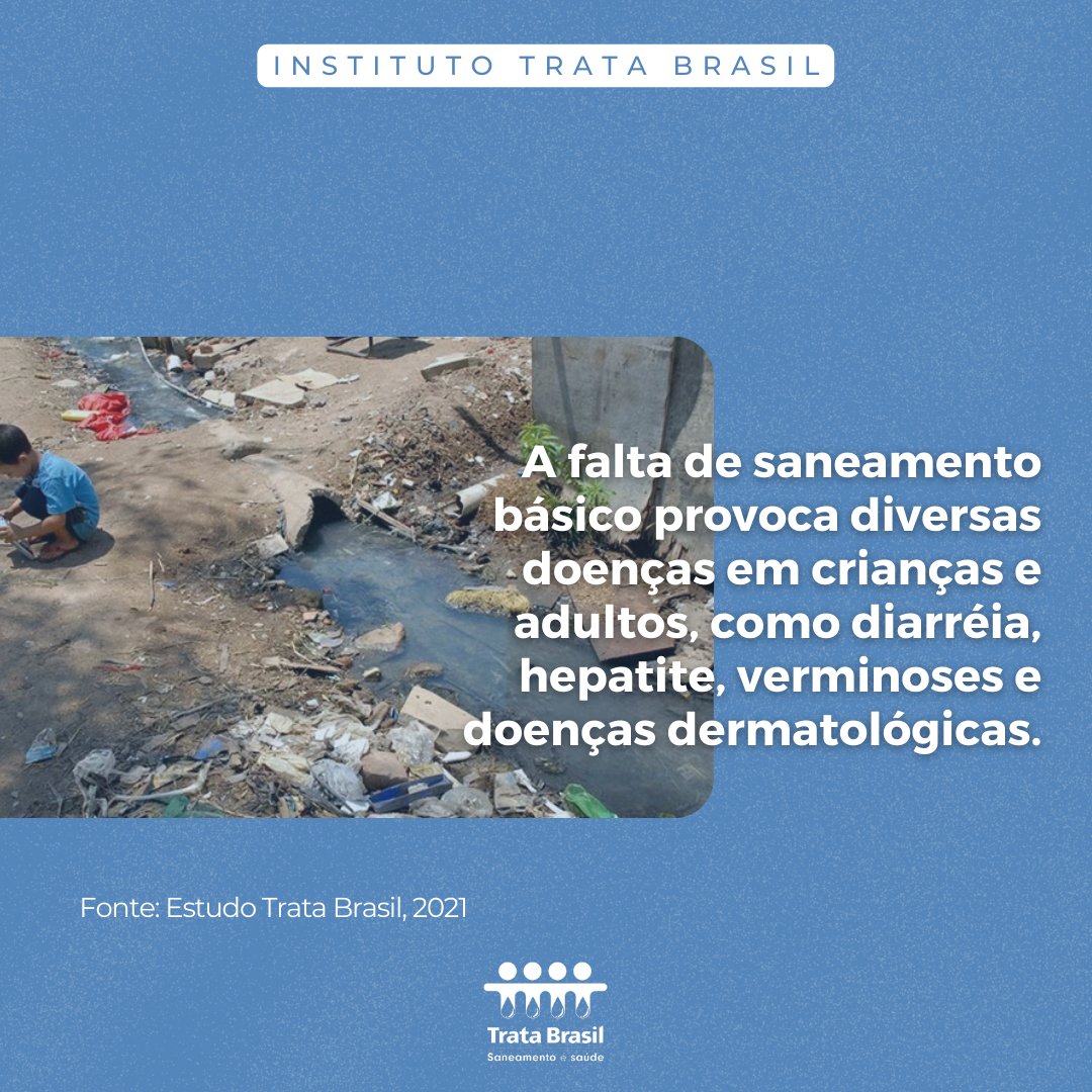 tratabrasil's tweet image. Você sabe o que é #esgoto? 🤔Infelizmente, muitas pessoas ainda não têm consciência da importância do #saneamento básico e dos perigos do descarte inadequado dos resíduos. Vamos nos informar e conscientizar sobre a importância do saneamento e da preservação dos recursos naturais!