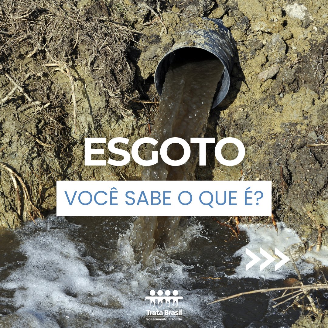 tratabrasil's tweet image. Você sabe o que é #esgoto? 🤔Infelizmente, muitas pessoas ainda não têm consciência da importância do #saneamento básico e dos perigos do descarte inadequado dos resíduos. Vamos nos informar e conscientizar sobre a importância do saneamento e da preservação dos recursos naturais!