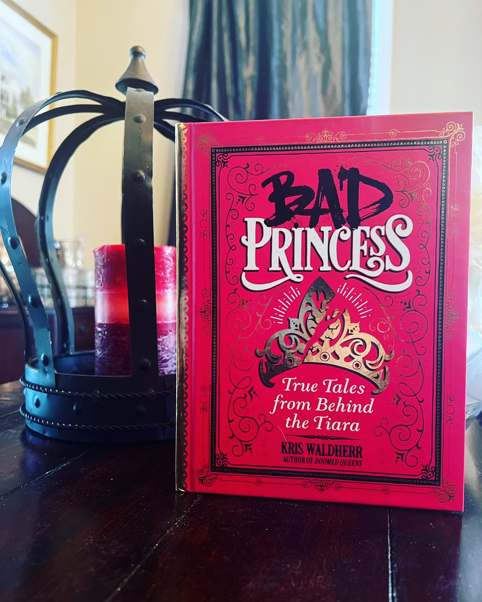 ElizaKnight's tweet photo. I mean, if the crown fits… 😂❤️ So excited to read this fun book by @kriswaldherr !!!!
#badprincess #princess #history #book #books #crown #royals https://t.co/jAzb2UUoTc