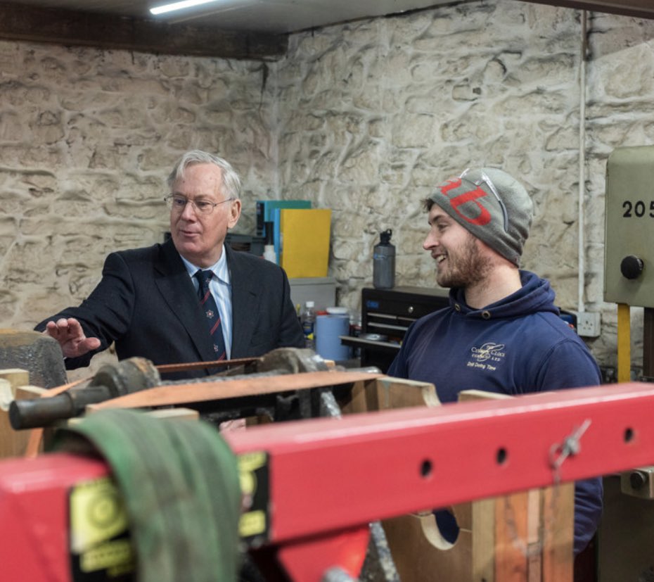 We had a wonderful visit from HRH Duke of Gloucester accompanied by the Lord Lieutenant of Cumbria today.
It was a great pleaseure to show him around the workshops so he could see the projects undertaken by every one at the CCC, especially our younger members of staff.