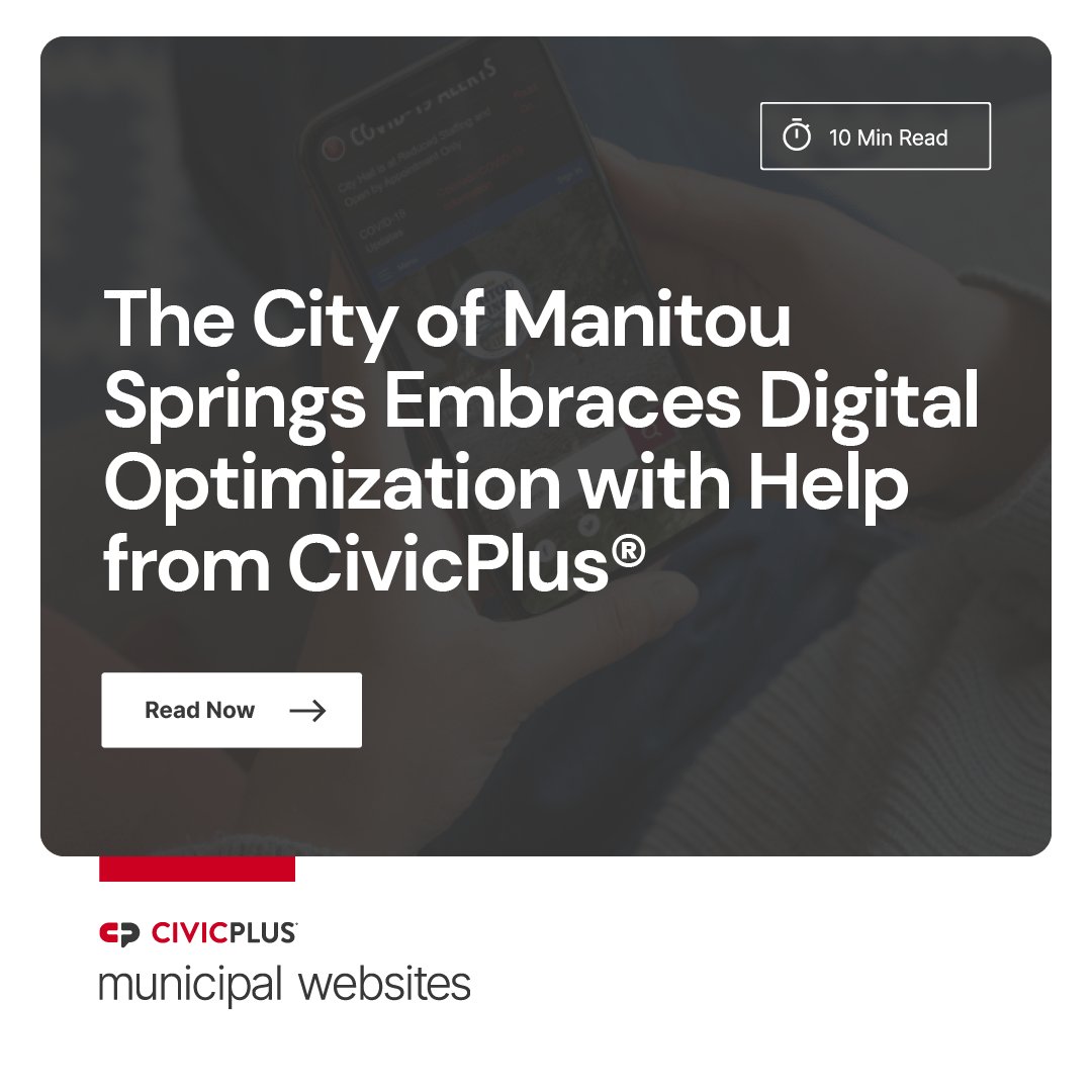 CivicPlus's tweet photo. Everyday our team at @CivicPlus is helping local government municipalities like, @manitouGOV embrace digital optimization. 

Ready to put your residents first by transforming your municipal website? 

👉 https://t.co/wwyTY4v1ku

#CivicPlus #municipalwebsites #Colorado https://t.co/i7cO2uQAK1