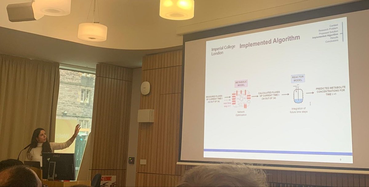Spent the last two days in Edinburgh at the @<a href="/turinginst/">The Alan Turing Institute</a> 's workshop on AI, Engineering Biology &amp; Beyond. Happy to have had the chance to present my work on soft sensors for control of bioprocesses and meet other researchers doing great work on AI in bio.