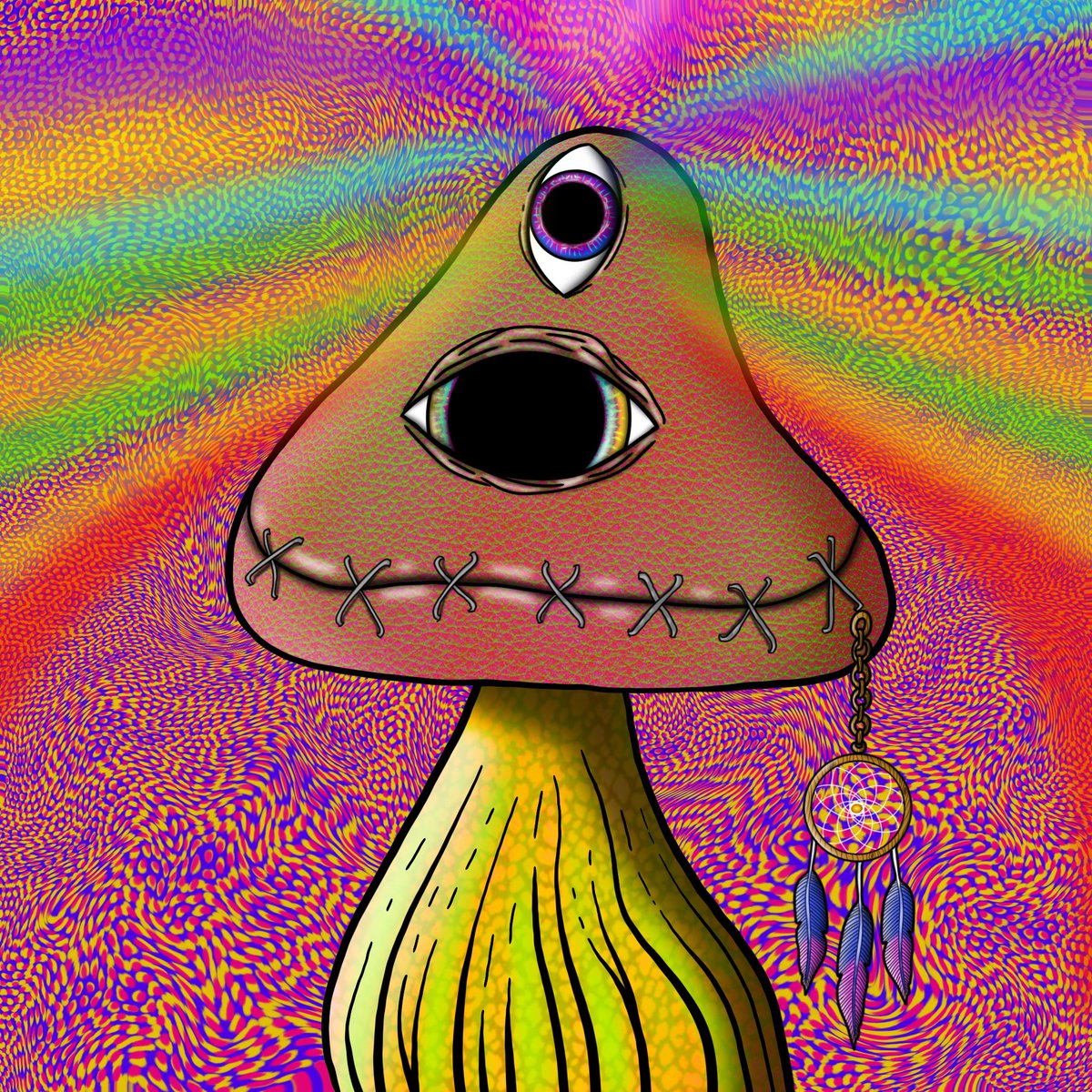 GM!☀️🌈
We apologize not to tweet yesterday 🙏

Emoshroom #33
Owned by: <a href="/MatthewMeshell3/">CrowManZ🪶(Heyoka)</a> 

Get yours here!
Minting dapp: mush-love.me
Or on opensea.io/collection/emo…

MushLove 🍄❤️
#Emoshrooms #colonizetheblockchain #MushLove #Ethereum #nftcollector