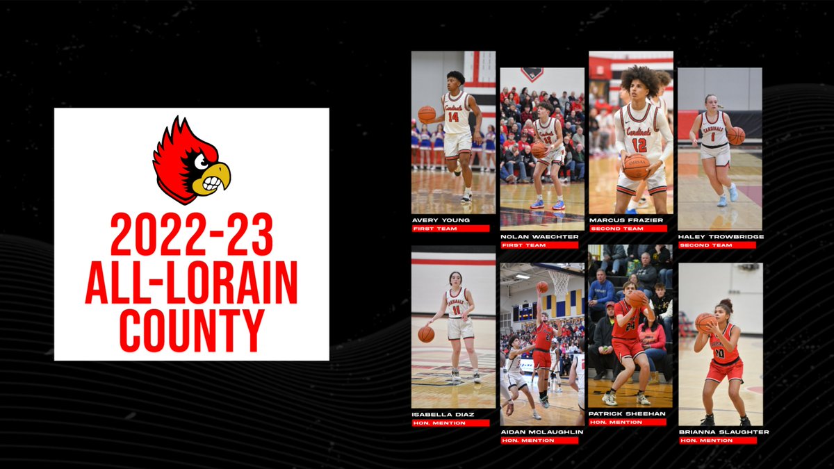 Congratulations to all of our student-athletes who earned All-Lorain County honors this Winter!