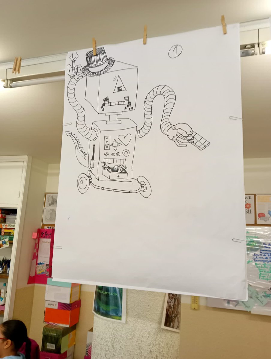 Un dels moments + esperats del curs ha passat avui a l’Espai Miló. Amb la il.lustradora Alba Marina Rivera creem els personatges q ompliran d’aventures les sessions de @pictoescritura Tret d sortida a la publicació del nostre llibre! #2ndeprimària #4tdeprimària <a href="/consorciedubcn/">Consorci d'Educació</a>