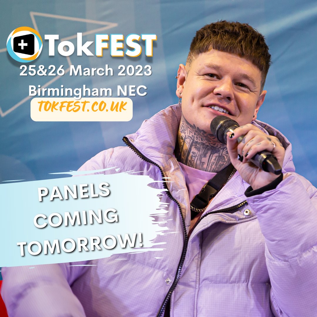 We can't wait to FINALLY share panel &amp; stage info with you for TokFEST 2023 TOMORROW! (Don't forget there are only TWO days left to enter our Meet &amp; Greet lottery as well! Make sure you've made your selections / have your tickets before it CLOSES ⏰)