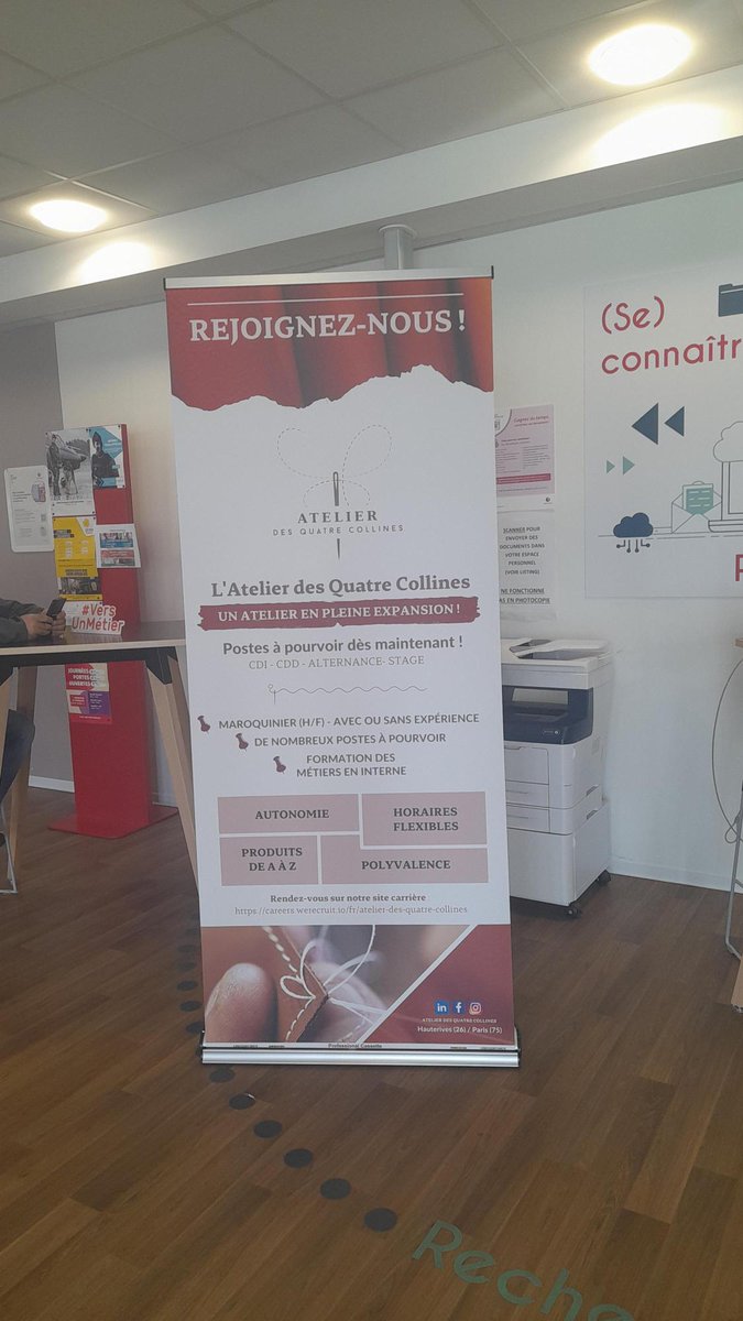 #Tousmobilisés pour l'emploi dans la Maroquinerie avec #Poleemploi Roussillon. 15 candidats ce jour lors de la présentation de l'entreprise et de ses métiers en vue de recrutements. <a href="/maurel_aurelie/">Aurelie MAUREL</a>