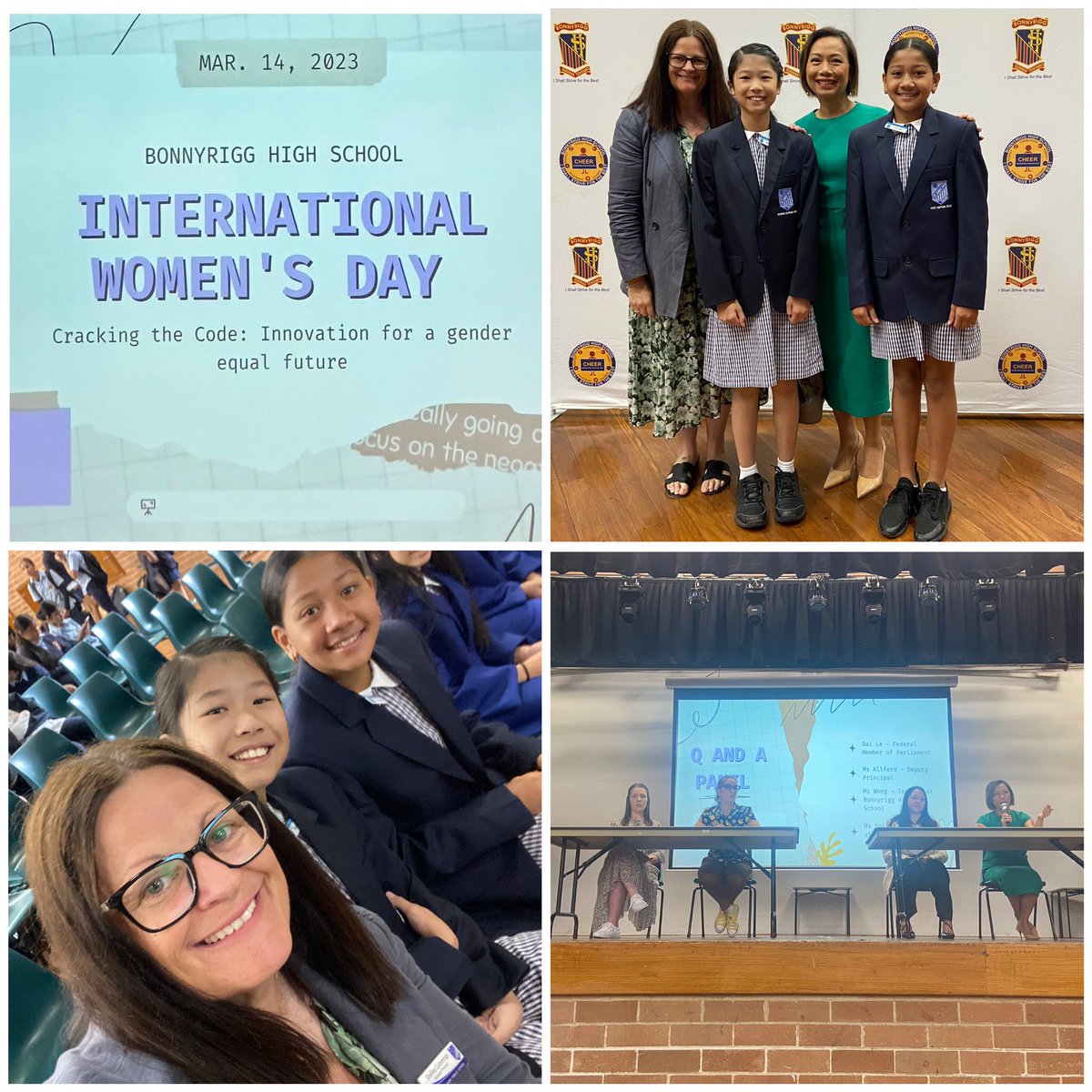 Our school leaders &amp; Stage 3 AP attended Bonnyrigg HS yesterday for International Women's Day. The special guest was Independent Member for Fowler, Ms Dai Le, who gave an encouraging speech. We then listened to an amazing panel <a href="/MSiokos/">Marianne Siokos</a> <a href="/ddonatiello24/">Dianne Donatiello</a> <a href="/dai_le/">Dai Le MP</a> <a href="/Bonnyrigg_HS/">Bonnyrigg HS</a>