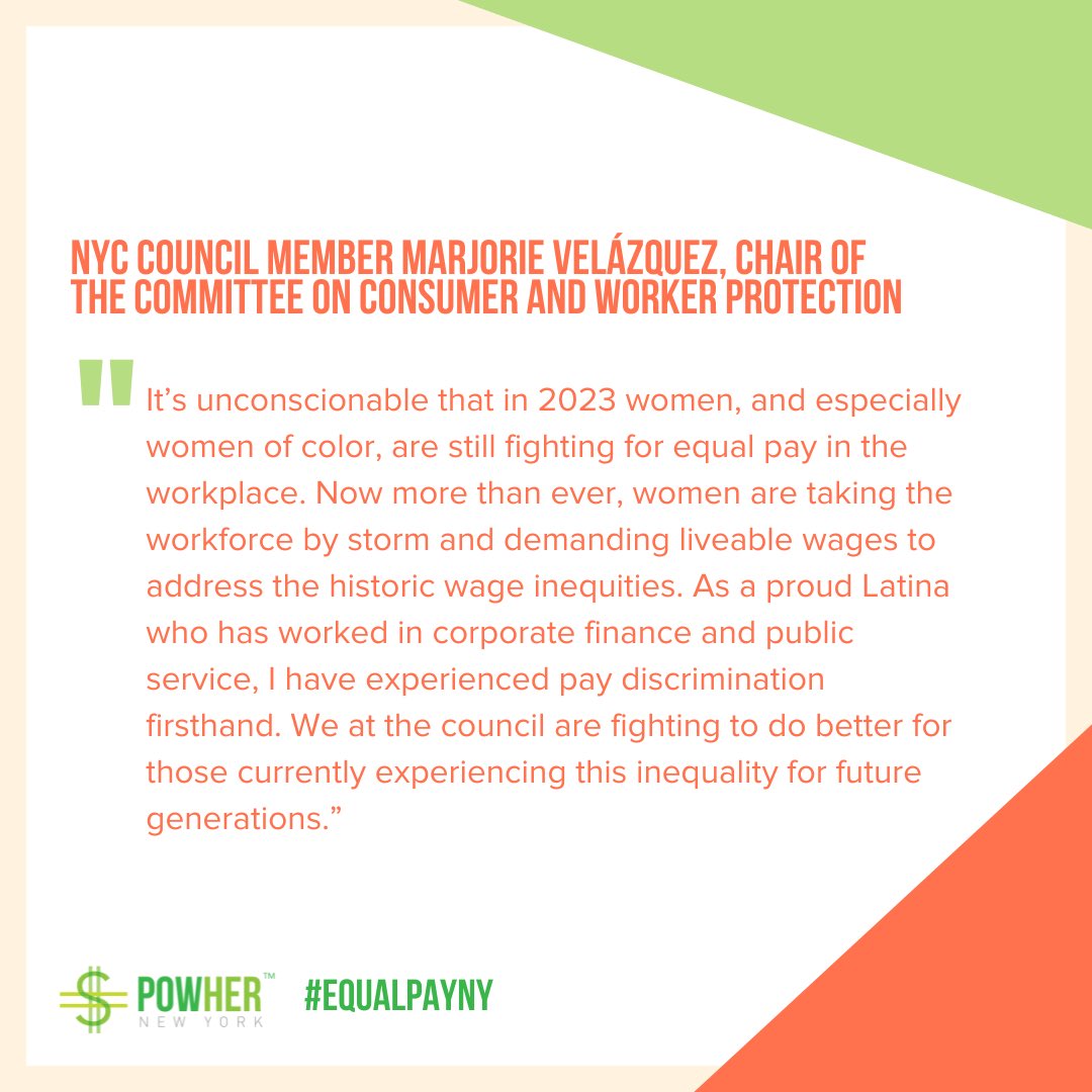 In New York State, the all-women wage gap for full & part-time work is 88.7¢ to every $1 a non-Hispanic, white male earns, but for many women, especially women of color, the wage gap is as large as 56.1¢. We don’t have #EqualPayNY until ALL women have #equalpay!